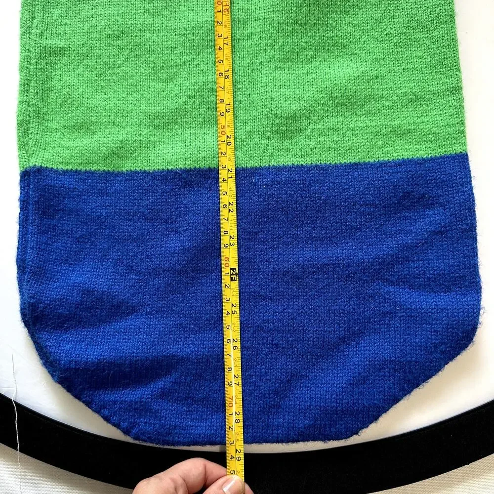 Vintage Handknit ColorBlock Bunting Sleep Sack